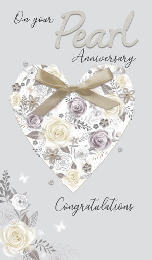 Picture of ON YOUR PEARL ANNIVERSARY CARD